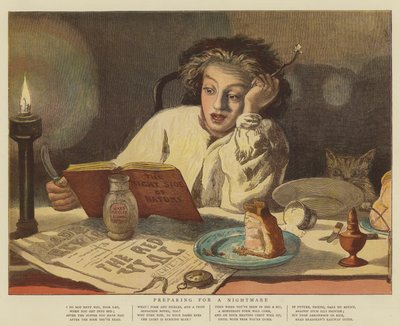 Przygotowanie do koszmaru (chromolitho) autorstwa English School