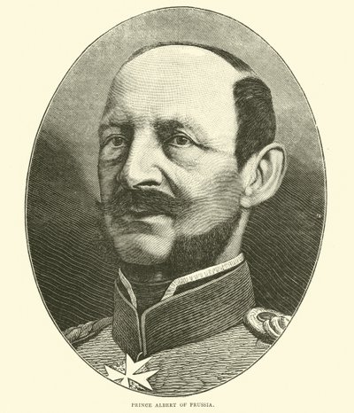 Książę Albert Pruski, październik 1870 autorstwa English School