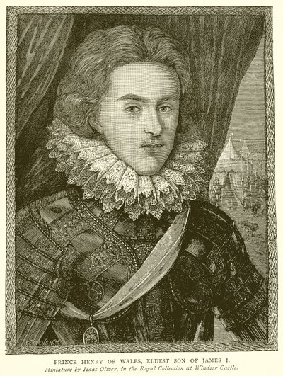 Książę Henryk Walii, najstarszy syn Jakuba I autorstwa English School