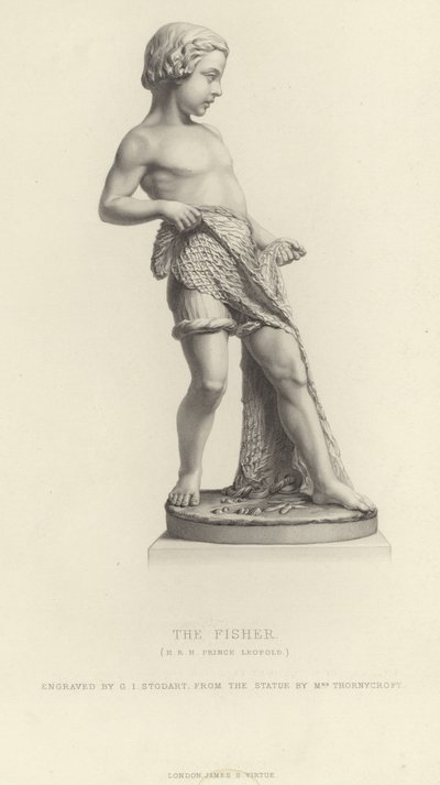 Książę Leopold jako Rybak autorstwa English School