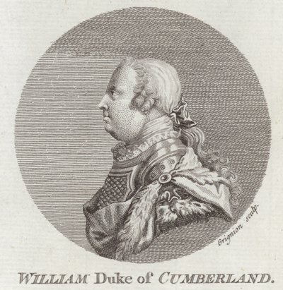 Książę William, książę Cumberland autorstwa English School