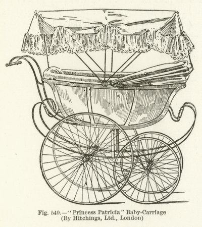 Księżniczka Patricia Baby-Carriage, Hitchings, Londyn autorstwa English School