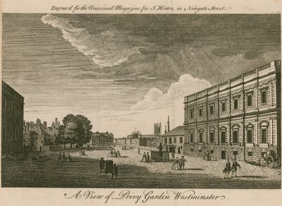 Prywatny ogród Westminster autorstwa English School