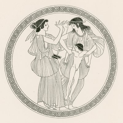 Prokne, Filomela i Itys (rycina) autorstwa English School