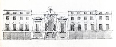 Propozycja Sali Egipskiej, Picadilly, 1810 (tusz na papierze) autorstwa English School