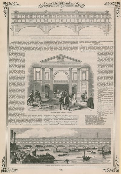 Proponowane zmiany w moście Waterloo autorstwa English School