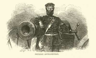 Artylerzysta pruski, wrzesień 1870 autorstwa English School