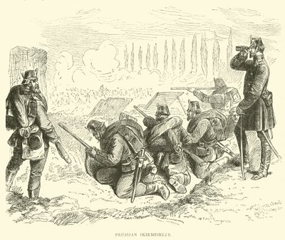Pruscy harcownicy, luty 1871 autorstwa English School