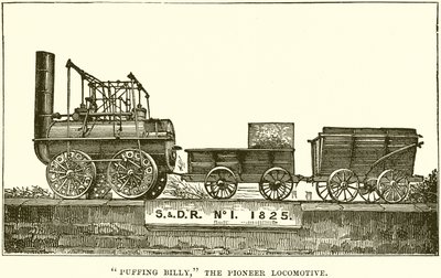 Puffing Billy, Lokomotywa pionierska autorstwa English School