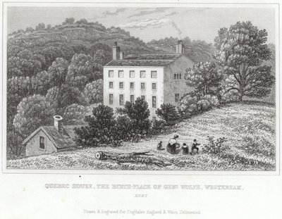 Quebec House, miejsce urodzenia generała Wolfe w Westerham autorstwa English School