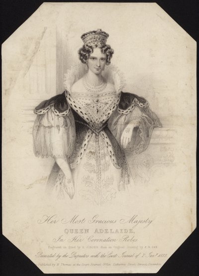 Królowa Adelajda Wielkiej Brytanii autorstwa English School