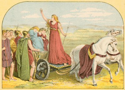 Królowa Boadicea autorstwa English School