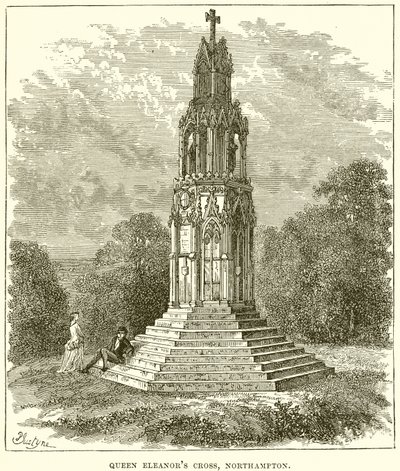 Krzyż Królowej Eleonory, Northampton autorstwa English School