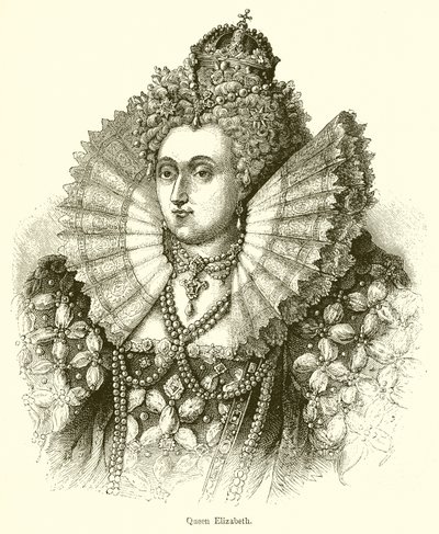 Królowa Elżbieta autorstwa English School