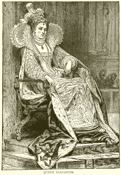 Królowa Elżbieta autorstwa English School