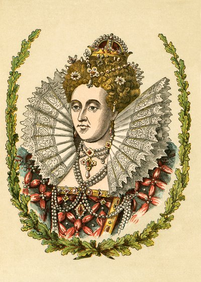 Królowa Elżbieta autorstwa English School