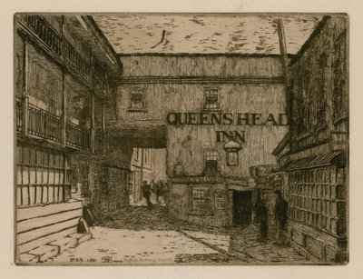 Queens Head, Southwark autorstwa English School