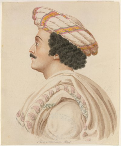 Raja Ram Mohan Roy (akwarela na papierze) autorstwa English School