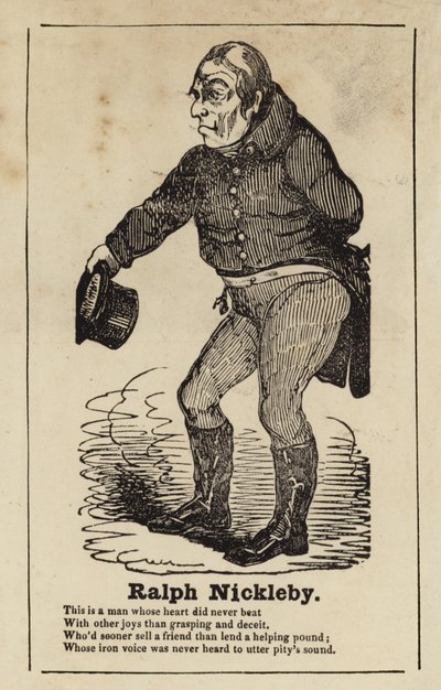 Ralph Nickleby od Nicholasa Nickleby autorstwa English School