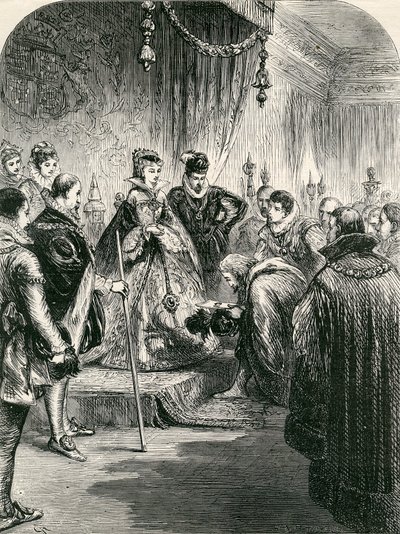 Przyjęcie Pierwszej Ambasady Rosyjskiej w Anglii, 1865 autorstwa English School