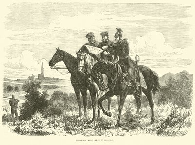 Rekonesans w pobliżu Strasburga, wrzesień 1870 autorstwa English School