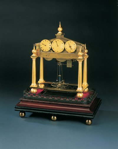 Regulator tabeli regencji, przypisywany Johnowi Moxonowi lub Sir Williamowi Congreve, c.1820 autorstwa English School