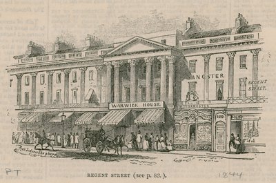Regent Street, Londyn, strona zachodnia autorstwa English School