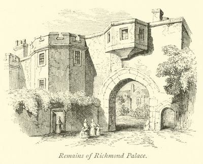 Pozostałości pałacu Richmond autorstwa English School