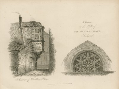Pozostałości pałacu Winchester autorstwa English School