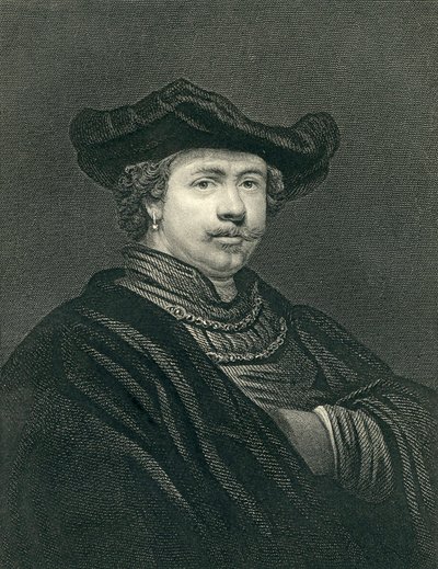 Rembrandt Harmens van Rijn (1606-69) autorstwa English School