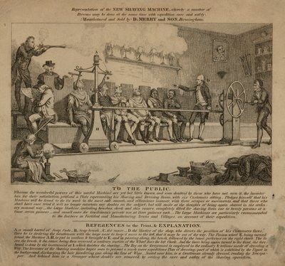 Reprezentacja nowej maszynki do golenia autorstwa English School