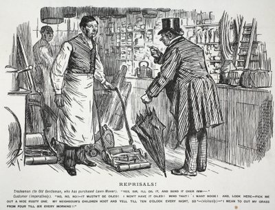 Odwety!, ilustracja z Punch autorstwa English School