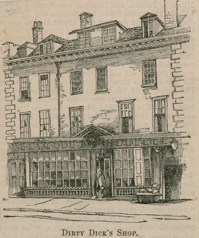 Rezydencja Nicholasa Bentleya przy Leadenhall Street w Londynie, znanego również jako Brudny Dick autorstwa English School