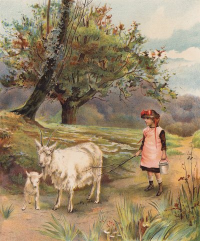 Powrót do domu (chromolitho) autorstwa English School