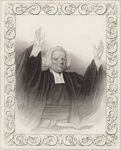 Wielebny George Whitfield autorstwa English School