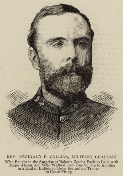 Wielebny Reginald F. Collins, kapelan wojskowy (rycina) autorstwa English School