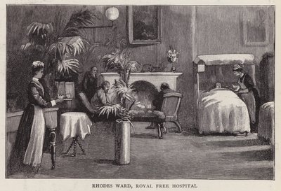 Rhodes Ward, Royal Free Hospital, Londyn (lito) autorstwa English School