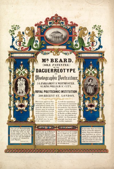 Studio fotograficzne Richard Beards, otwarte w Londynie 23 marca 1841 r autorstwa English School
