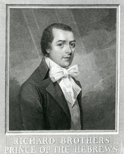 Richard Brothers (1757-1824) (grawerowanie) autorstwa English School