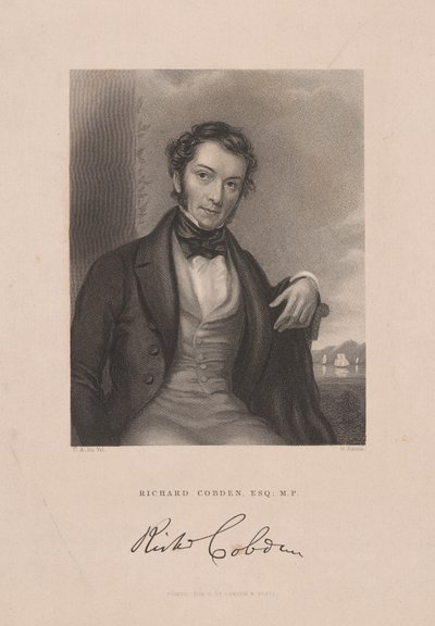 Richard Cobden, ok. 1843 (ryc.) autorstwa English School