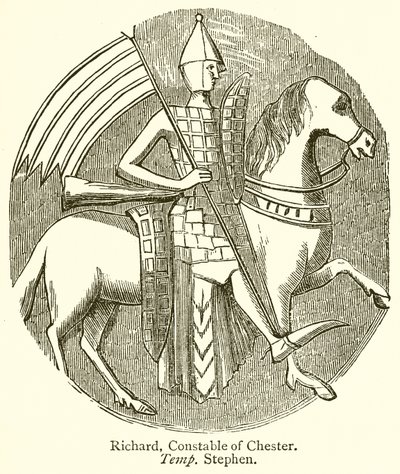 Richard, konstabl Chester. Temp. Stephen autorstwa English School
