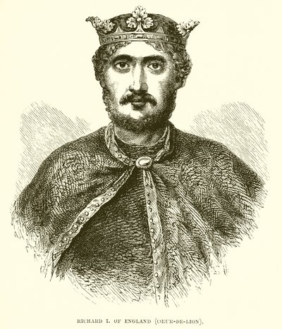 Ryszard I z Anglii autorstwa English School