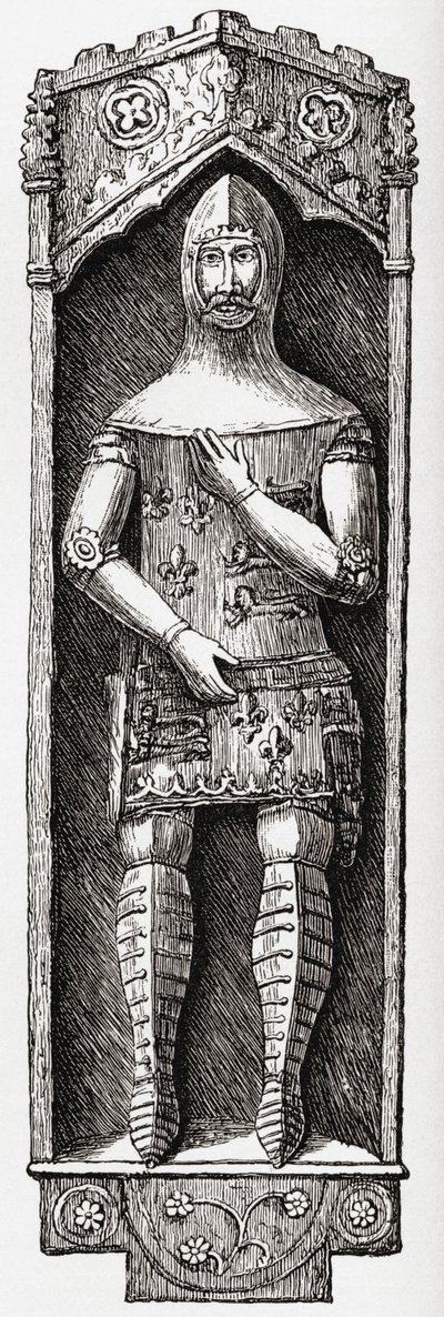 Richard Plantagenet, z „Krótkiej historii Anglików” J. R. Greena, opublikowanej w 1893 r. autorstwa English School