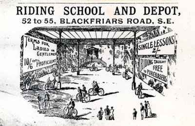 Reitschule und Depot, Blackfriars Road von English School