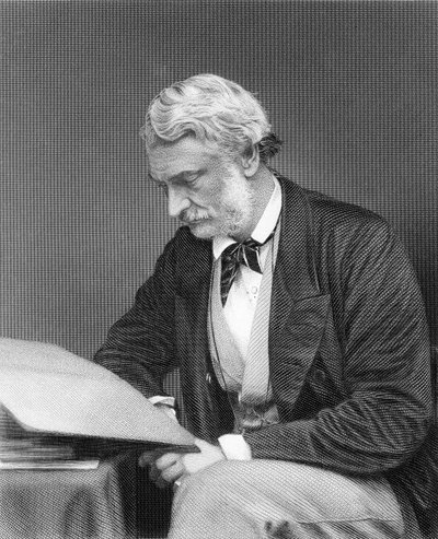 Szanowny Lord John Manners, grawerowane przez G. Cooka na podstawie fotografii S.A. Walkera autorstwa English School