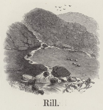 Rill (grawerowanie) autorstwa English School
