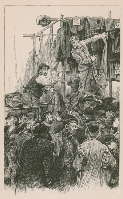 Konkurencyjni dealerzy w Petticoat Lane autorstwa English School