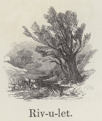 Rivulet (grawerowanie) autorstwa English School