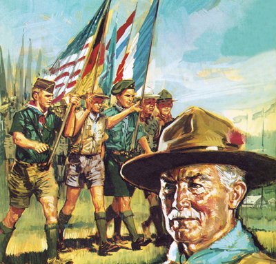 Robert Baden-Powell autorstwa English School