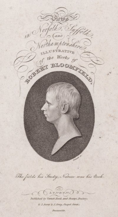 Robert Bloomfield, angielski poeta (grafika) autorstwa English School